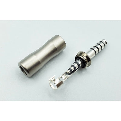 4.4Φ5極プラグ(銀メッキ/貫通式導通タイプ)【CINQBES-V15N5Ag】