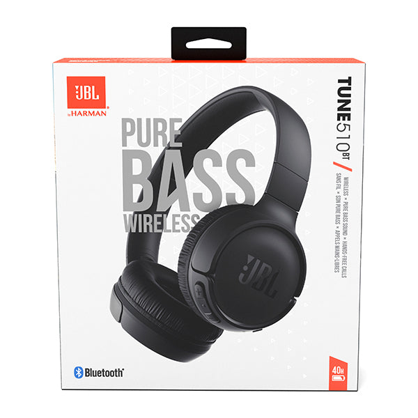 JBL TUNE 510BT Bluetoothヘッドホン 密閉型/最大約40時間連続再生/オンイヤー/USBタイプC充電/マルチポイント ブラック JBL TUNE 510BT \u2013 e☆イヤホン