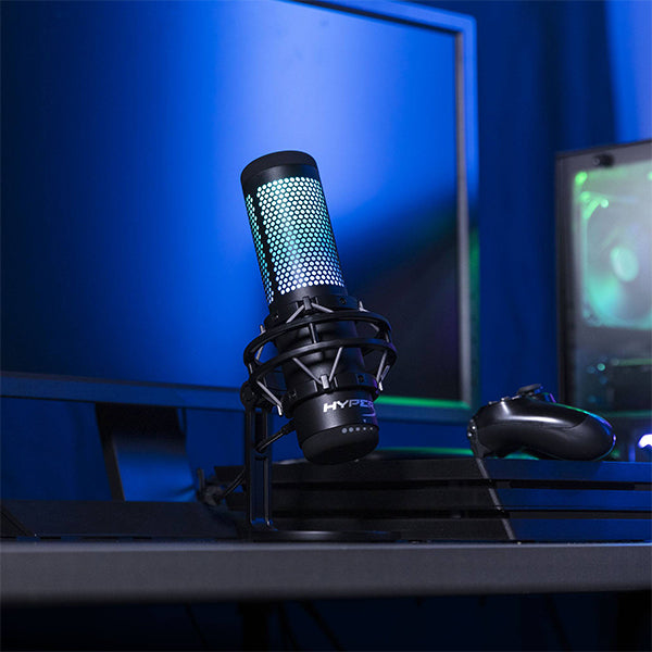 HyperX Quadcast S USBコンデンサーゲーミングマイク