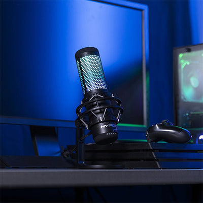HyperX Quadcast S USBコンデンサーゲーミングマイク