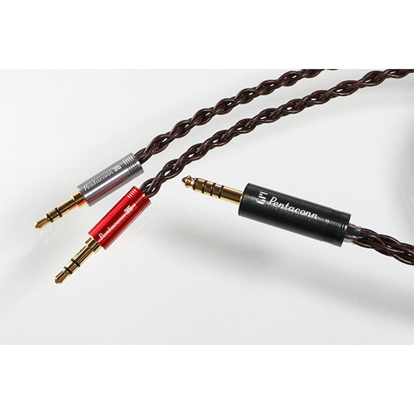 Pentaconn 3.5㎜×2 - 4.4mm5極 OFC8芯リケーブル【PRH01-44-35】 – e