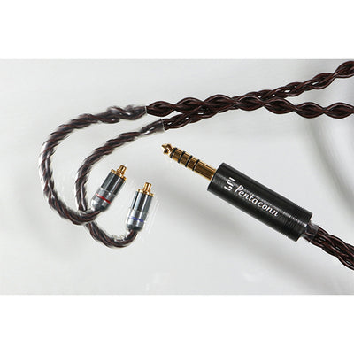 MMCX - 4.4mm5極 OFC8芯リケーブル【PRH01-44-mm】