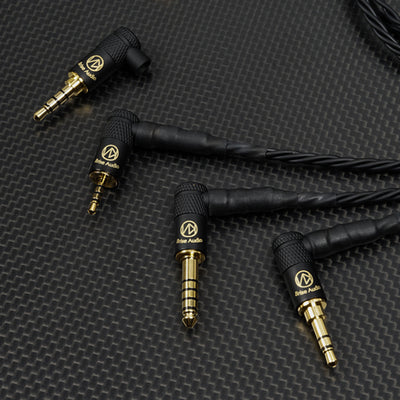 YATONO-LE- 3極Φ3.5mmプラグ-ゼンハイザー IE300/IE900用MMCX 【YTNLELB335ZIEM】