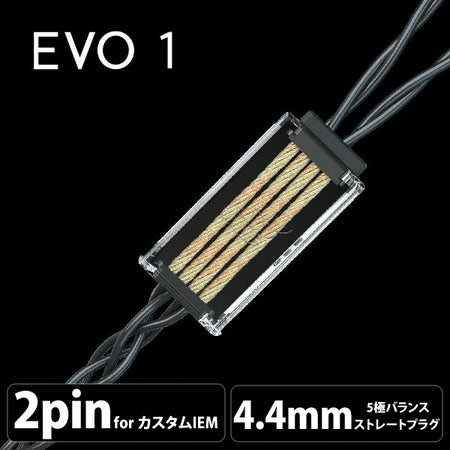 effect audio EVO10 4wire 2pin 4.4mm5極 EFFECT AUDIO EVO 1 (エヴォ 1) 4wire 【2pin / 4.4mm5極バランス