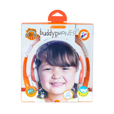 【アウトレット・旧パッケージ】BuddyPhones Explore Foldable Orange