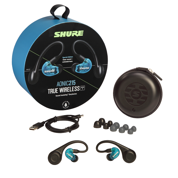 SHURE AONIC215-TW2 ブルー – e☆イヤホン SHURE AONIC215-TW2 ブルー – e☆イヤホン