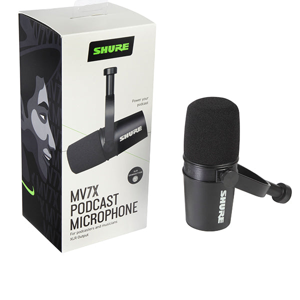 SHURE MV7X ポッドキャストマイクロホン – e☆イヤホン