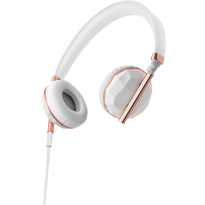 【アウトレット】Caeden Linea N°1 On Ear Headphones- Faceted Ceramic & Rose Gold (Apple Mic-3)