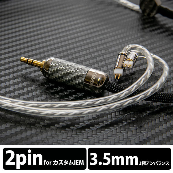 REC-absolute-FM 2pin-3.5mm3極プラグ 1.2m