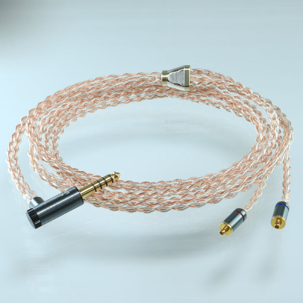 Luna plena MMCX -0 4.4mm5極 Pure Silver+6N OFC hybrid cable【PRS05-44-mmA】