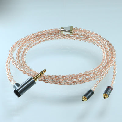 Luna plena Pentaconn ear標準 -0 3.5mm3極 Pure Silver+6N OFC hybrid