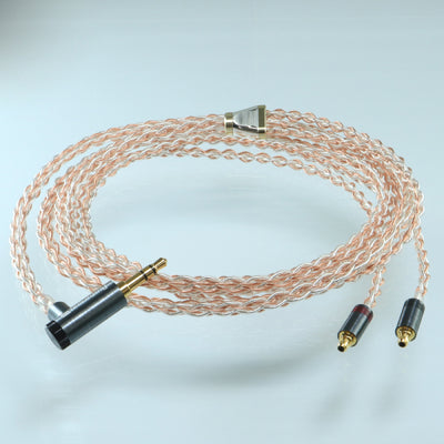 Luna plena Pentaconn ear異形 -0 3.5mm3極 Pure Silver+6N OFC hybrid