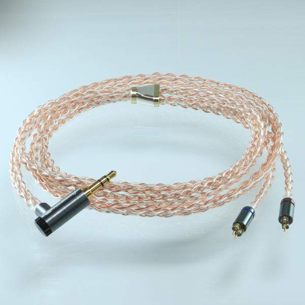 Luna plena IEM 2PIN -0 3.5mm3極 Pure Silver+6N OFC hybrid
