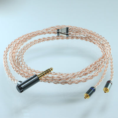 Luna nova MMCX -0 3.5mm3極 6N OFC+Pure Silver hybrid cable【PRS05-35-mmB】