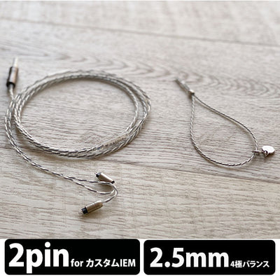 NUCLEON 2.5mm 4極 Custom 2pin type
