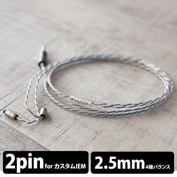 NUCLEON 2.5mm 4極 Custom 2pin type