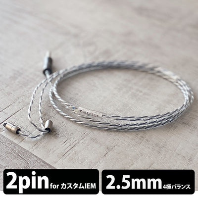NUCLEON 2.5mm 4極 Custom 2pin type