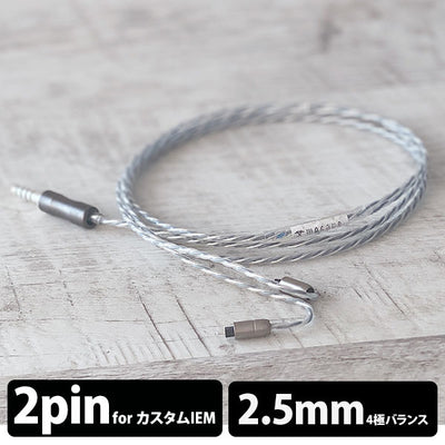 NUCLEON 2.5mm 4極 Custom 2pin type