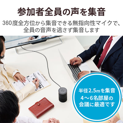 HS-SP02BK 会議用有線スピーカー
