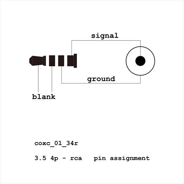 3.5mm - RCA 同軸デジタルケーブ
