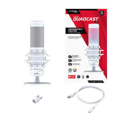 HyperX Quadcast S USBコンデンサーゲーミングマイク