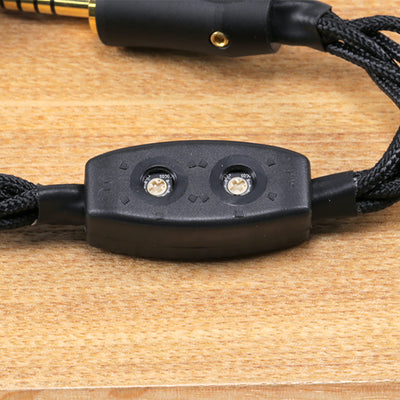 1960s 4wired 4.4mm Pentaconn Female to 4.4mm Male Impedance Adapter with Controller & GND