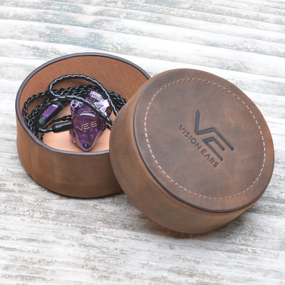 VE leather case (round)