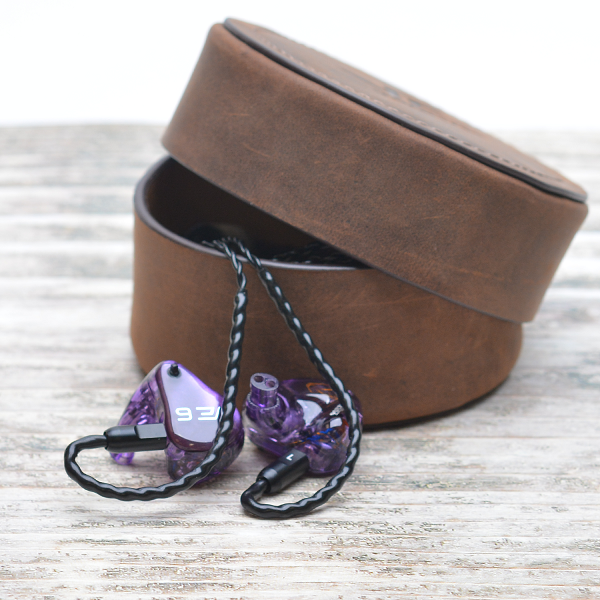 VE leather case (round)