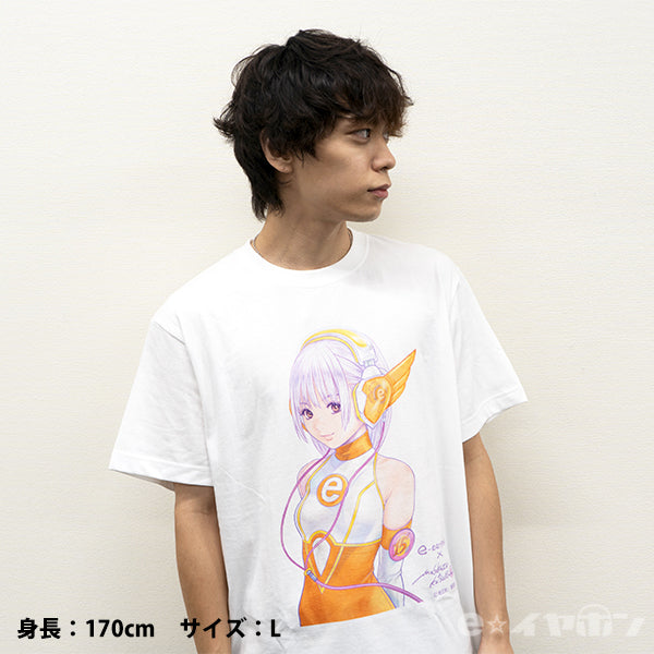 e☆イヤホン 【15周年】Tシャツ e☆イヤホン×桂正和【A】