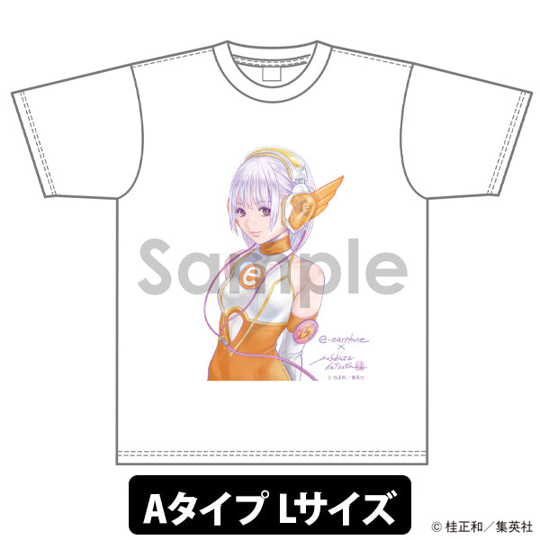 【完売品】e-earphone × 桂正和コラボTシャツ e☆イヤホン 【15周年】Tシャツ e☆イヤホン×桂正和【A】