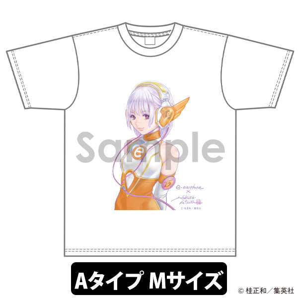 【完売品】e-earphone × 桂正和コラボTシャツ e☆イヤホン 【15周年】Tシャツ e☆イヤホン×桂正和【A】