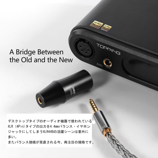 ddHiFi XLR44B(2022) – e☆イヤホン