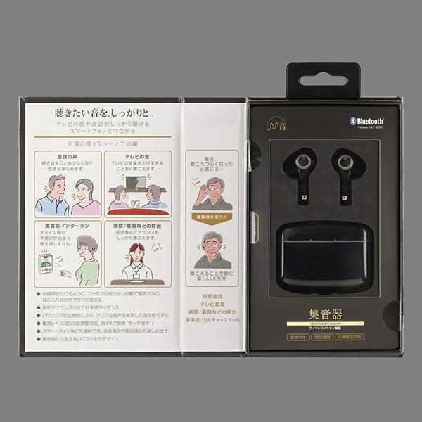 たのしいかいしゃ Bluetoothイヤホン機能付き集音器 – e☆イヤホン