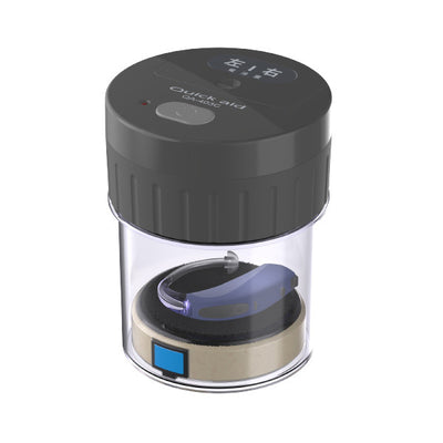 補聴器乾燥器 クイックエイド クールグレー【QA-403C】