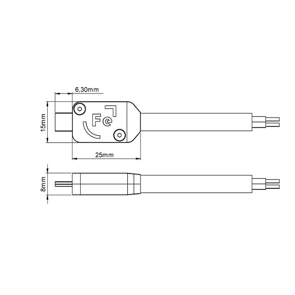 Ferrum Cable microUSB 100cm 【FER-CA-MCB】