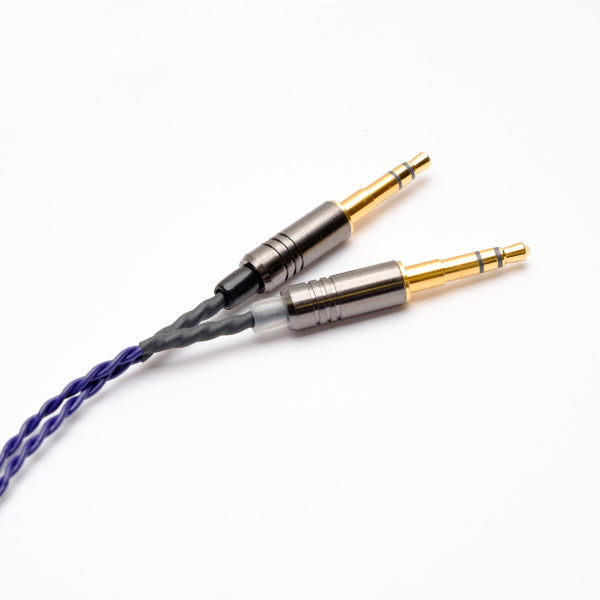 e☆イヤホンラボ　Ioliteヘッドホンケーブル　3.5mmdual⇔4.4mm e☆イヤホン・ラボ Iolite ヘッドホンケーブル – e☆イヤホン