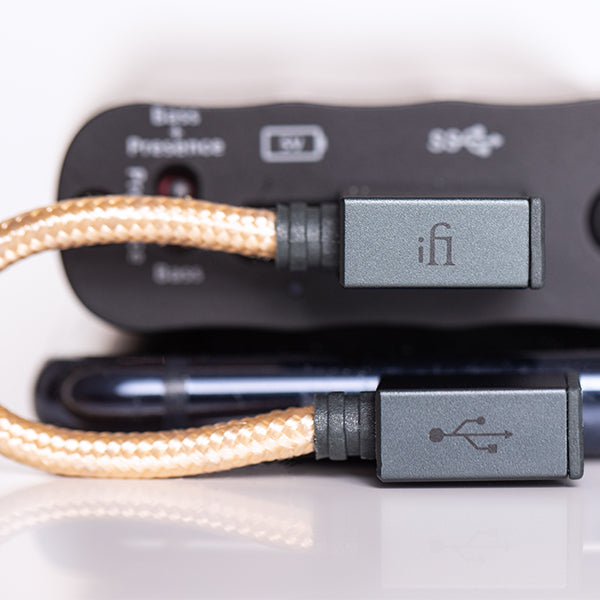 iFi-Audio 90° Type-C OTG Cable(L型USB-C) – e☆イヤホン