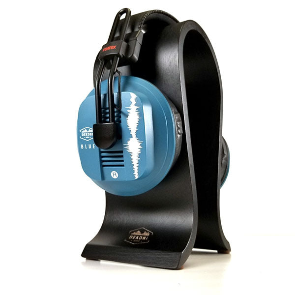 ★良品★ オーディオテクニカ ダイナミックヘッドホン スタンドセット DEKONI AUDIO OMEGA 木製ヘッドホンスタンド 【OMEGA-BLK】 – e☆イヤホン