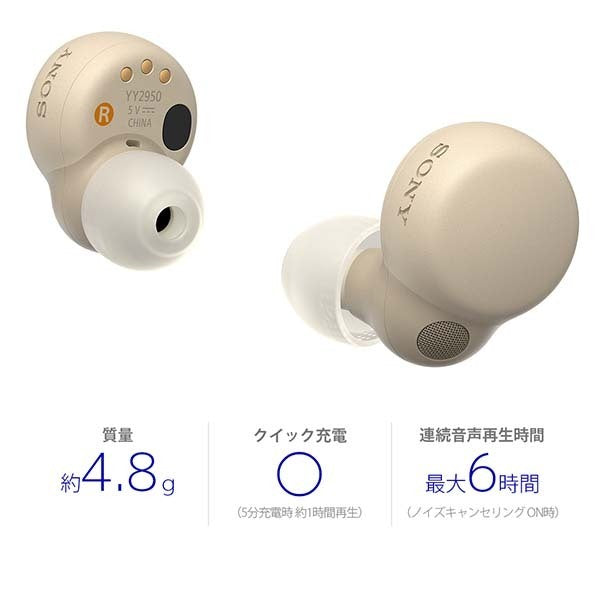 SONY 【アウトレット】LinkBuds S エクリュ 【WF-LS900N C】 – e☆イヤホン