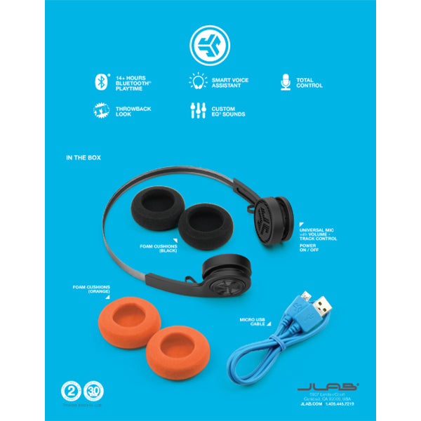 REWIND WIRELESS RETRO HEADPHONES