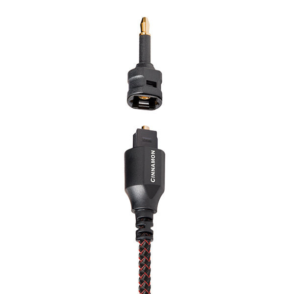 Cinnamon tosLINK to tosLINK 0.75m(tosLINK to 3.5mm変換アダプター同梱)  【OPT3/CIN/0.75M】