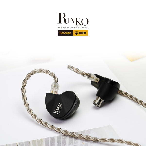 SEEAUDIO RINKO 黒 3.5mmプラグ 美品 SeeAudio x Z Review Rinko」＆「Rinko Touch」 6mm平面＋DD構成