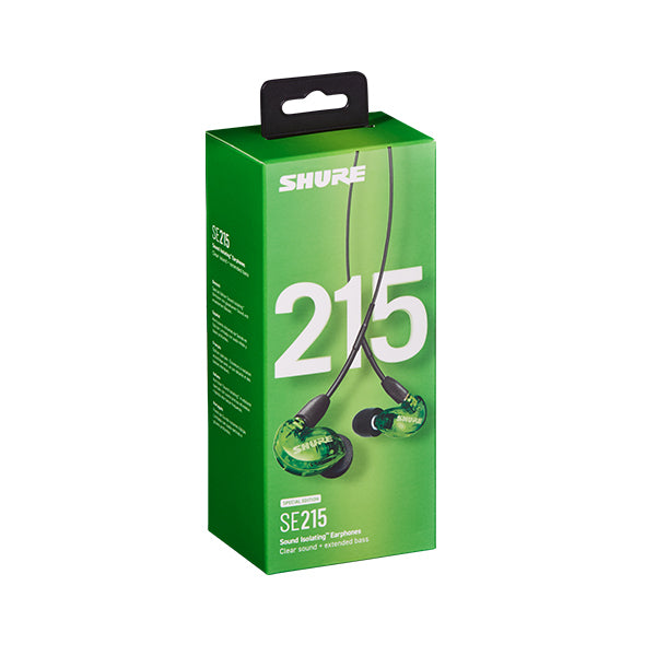 SHURE SE215 Special Edition グリーン 【SE215SPE-GN-A】 – e☆イヤホン