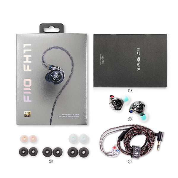 FH11 Black 【FIO-IEM-FH11-B】