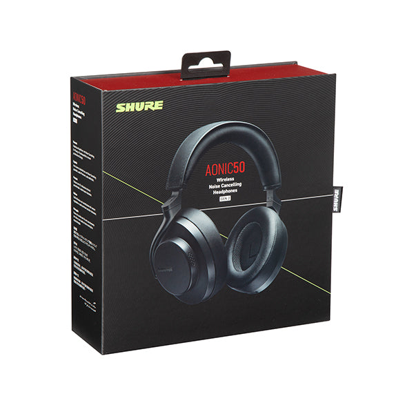 SHURE AONIC 50 (第2世代) ブラック 【SBH50G2-BK-J】 – e☆イヤホン