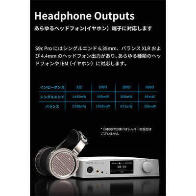 S9cPro リファレンスDACヘッドホンアンプ
