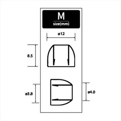 qdcTips Soft-fit Black