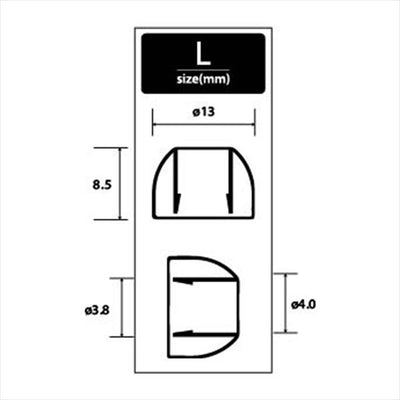 qdcTips Soft-fit Black