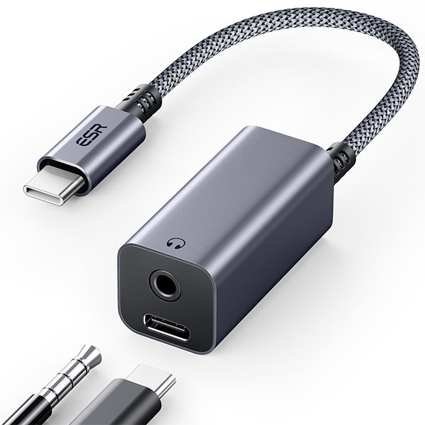 2-in-1 USB-C Headphone Adapter