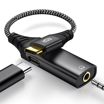 2-in-1 USB-C PD Headphone Jack Adapter